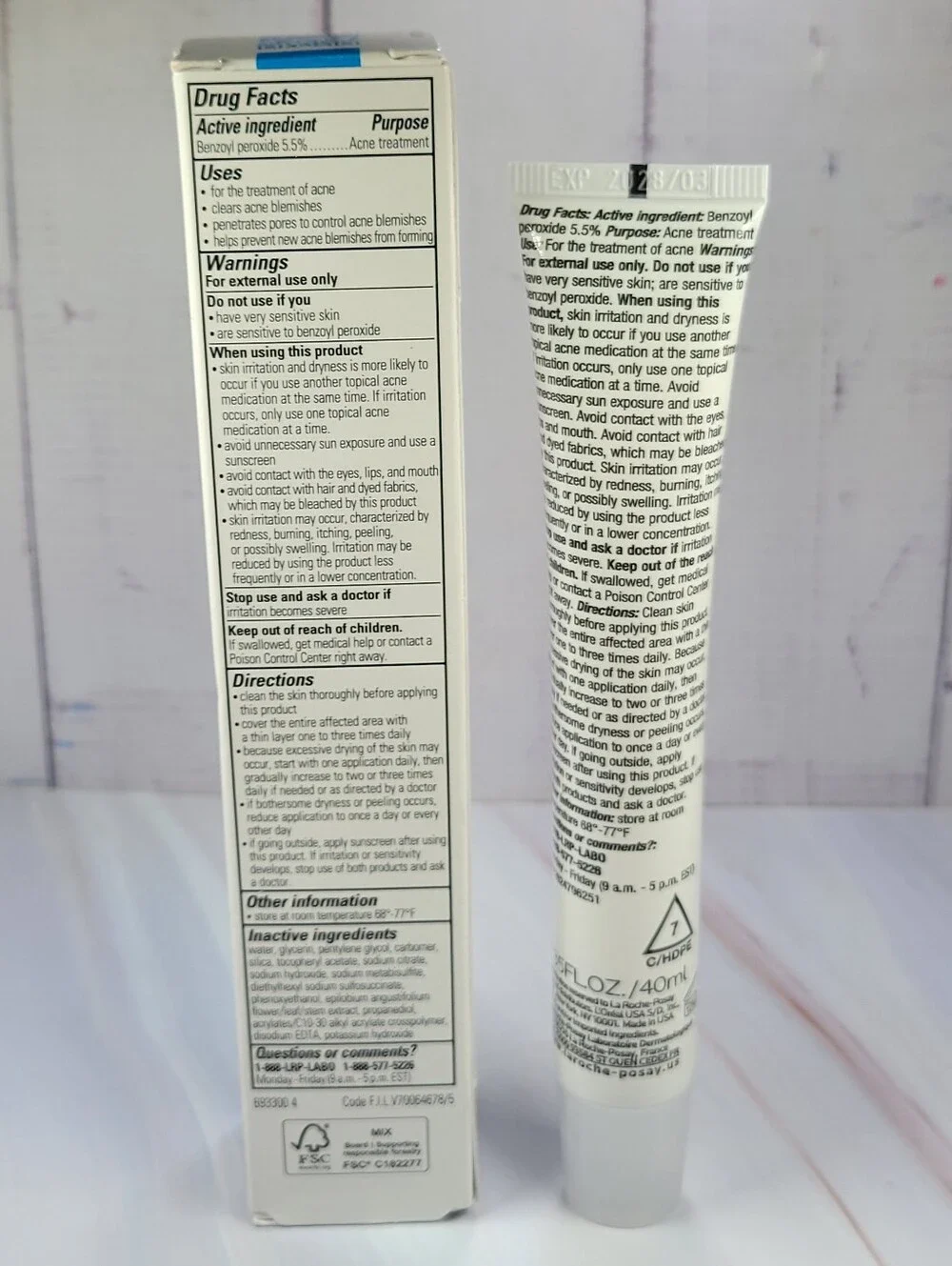 La Roche-Posay Effaclar BPO Multi-Target Acne Treatment BNIB